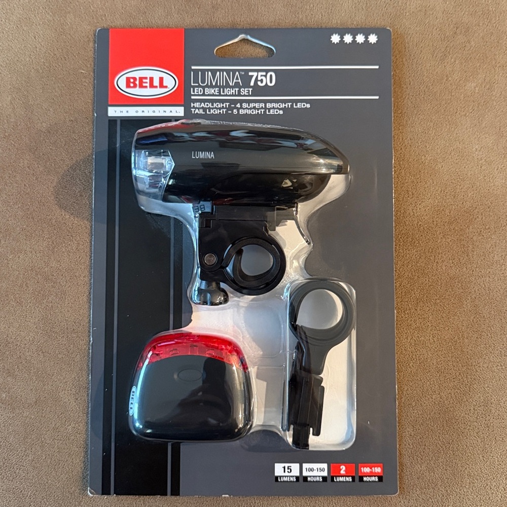 Bell Lumina 75 LED Bike Light Set